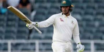 भारत-ऑस्ट्रेलिया चौथा टेस्ट:ख्वाजा का 14वां शतक, सीरीज में सबसे ज्यादा रन बनाने वाले बल्लेबाज, ऑस्ट्रेलिया 255