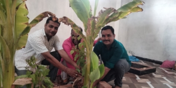 अनंतश्री पौधारोपण समिति को सदस्यो द्वारा आक्सीजन कंसट्रेटर एवं दो वॉकर किए भेंट