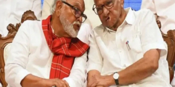 छगन भुजबल और शरद पवार