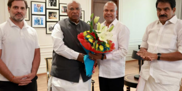 बिहार कांग्रेस के नए बॉस राजेश कुमार ने लगाई दिल्ली में हाजिरी, राहुल गांधी और खरगे से मिले
