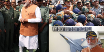 प्रधानमंत्री नरेंद्र मोदी का आदमपुर एयरबेस दौरा: वायुसेना के साथ समर्थन और सुरक्षा का नजरिया