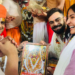 अयोध्या पहुंचे विराट-अनुष्का, किए रामलला के दर्शन