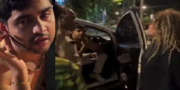 मनसे नेता के बेटे की गुंडई: नशे में अर्धनग्न होकर महिला को दी गालियां