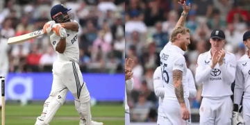 टूटी हड्डी के साथ ऋषभ पंत ने फिफ्टी ठोकी, पहली पारी में भारत ने बनाया लड़ने वाला स्कोर