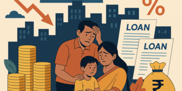 भारतीय परिवारों पर बढ़ता कर्ज का दबाव