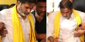 आरा में रैली के दौरान पीके घायल, पसली में चोट