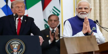 शार्द अल-शेख में पीछे शहबाज शरीफ खड़े, ट्रंप ने ‘बहुत अच्छे दोस्त’ पीएम मोदी की तारीफ की