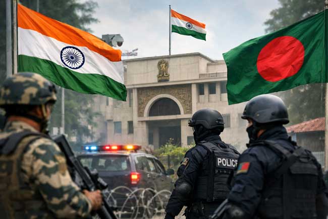 बांग्लादेश में सुरक्षा खतरा: भारत ने उच्चायुक्त को तलब किया