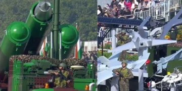 आकाश से ज़मीन तक भारत की ताकत का प्रदर्शन, कर्तव्य पथ पर दिखा नया सैन्य भारत