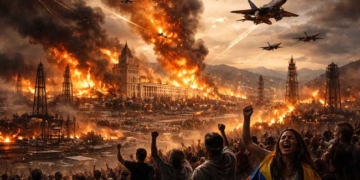 काराकस की जलती रात