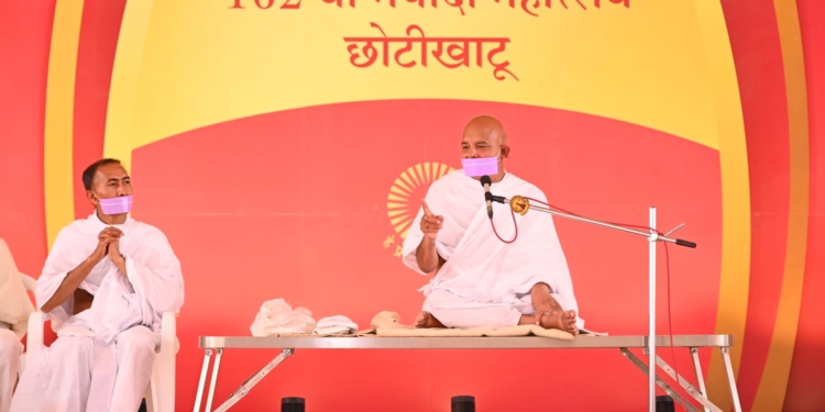 162वें मर्यादा महोत्सव के लिए छोटी खाटू में तेरापंथाधिशास्ता महाश्रमण का महामंगल प्रवेश