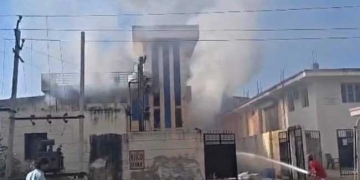 अलवर की बंद फैक्ट्री में आग का तांडव, सात लोगों की दर्दनाक अंत