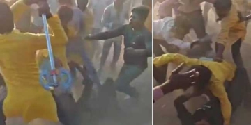 यूपी में झंडा जुलूस के दौरान दो गुटों में मारपीट, तलवारों का भी हुआ प्रयोग