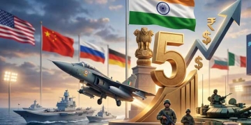 भारत की रक्षा ताकत मजबूत, वैश्विक सैन्य खर्च में पाँचवां स्थान