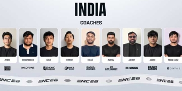 ई-स्पोर्ट्स नेशंस कप २०२६: भारत की कोचिंग टीम घोषित