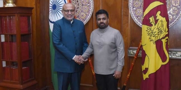 उपराष्ट्रपति सी.पी. राधाकृष्णन ने श्रीलंका के राष्ट्रपति दिसानायके से की मुलाकात