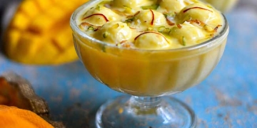 गर्मी की खास मिठाई: आम रसमलाई का फ्यूजन