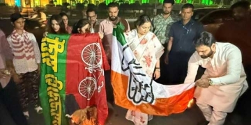 अपर्णा यादव का विरोध प्रदर्शन, सपा-कांग्रेस पर भड़कीं, बोलीं- नारी शक्ति नहीं भूलेगी