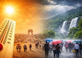 देश में मौसम का डबल असर: कहीं लू का खतरा, कहीं बारिश का दौर