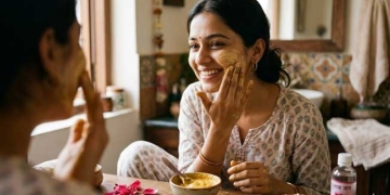 त्वचा की प्राकृतिक चमक – घर पर उबटन से
