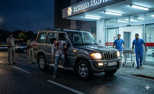 5 गोलियां लगने के बाद भी 25 किमी खुद गाड़ी चलाकर अस्पताल पहुंचा युवक, हालत गंभीर