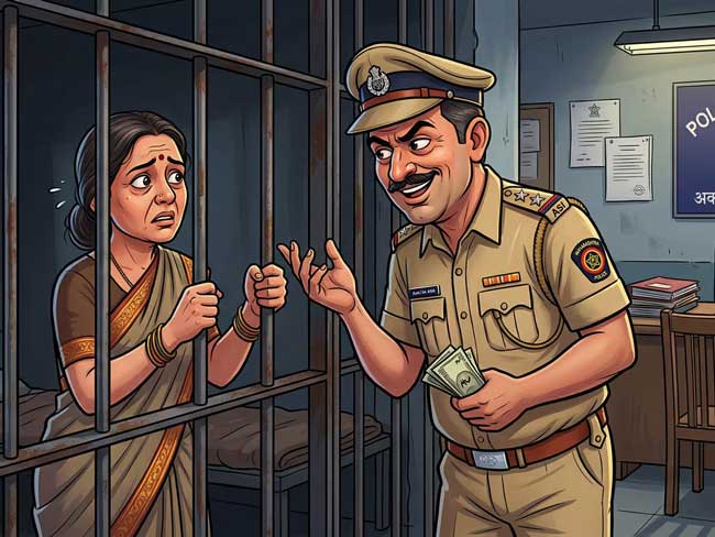 महिला कैदी की बेटी को लेकर ASI की गंदी बात, पुलिसकर्मी निलंबित