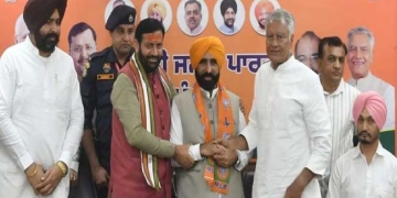 भगवंत मान को सियासी झटका, रिश्तेदार गियान सिंह मान भाजपा में शामिल