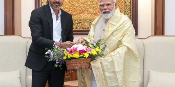 दिल्ली में पीएम मोदी से मिले तमिलनाडु मुख्यमंत्री विजय, 12 साल बाद हुई मुलाकात