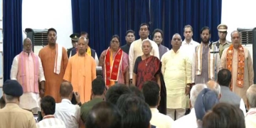 योगी सरकार में मंत्रिमंडल विस्तार, भूपेंद्र चौधरी और मनोज पांडे बने मंत्री
