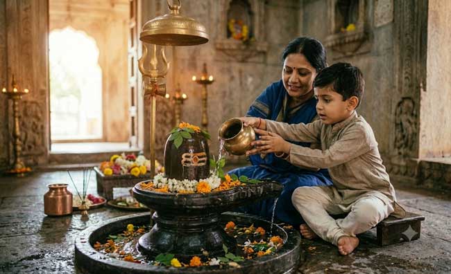 शिवलिंग पर जल क्यों चढ़ाया जाता है — एक आध्यात्मिक दृष्टि