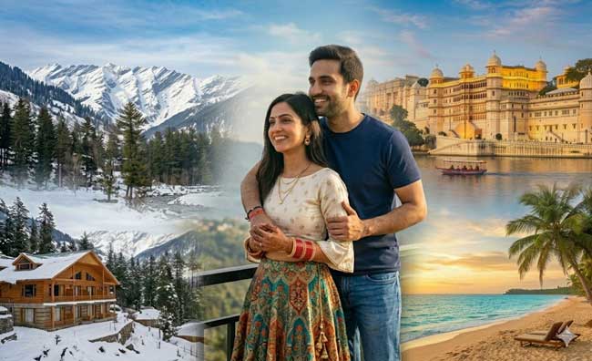 जहाँ बसता है रोमांस: नवदंपतियों के लिए 5 खास घूमने की जगहें